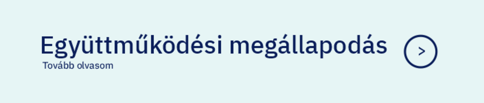 Együttműködési megállapodás